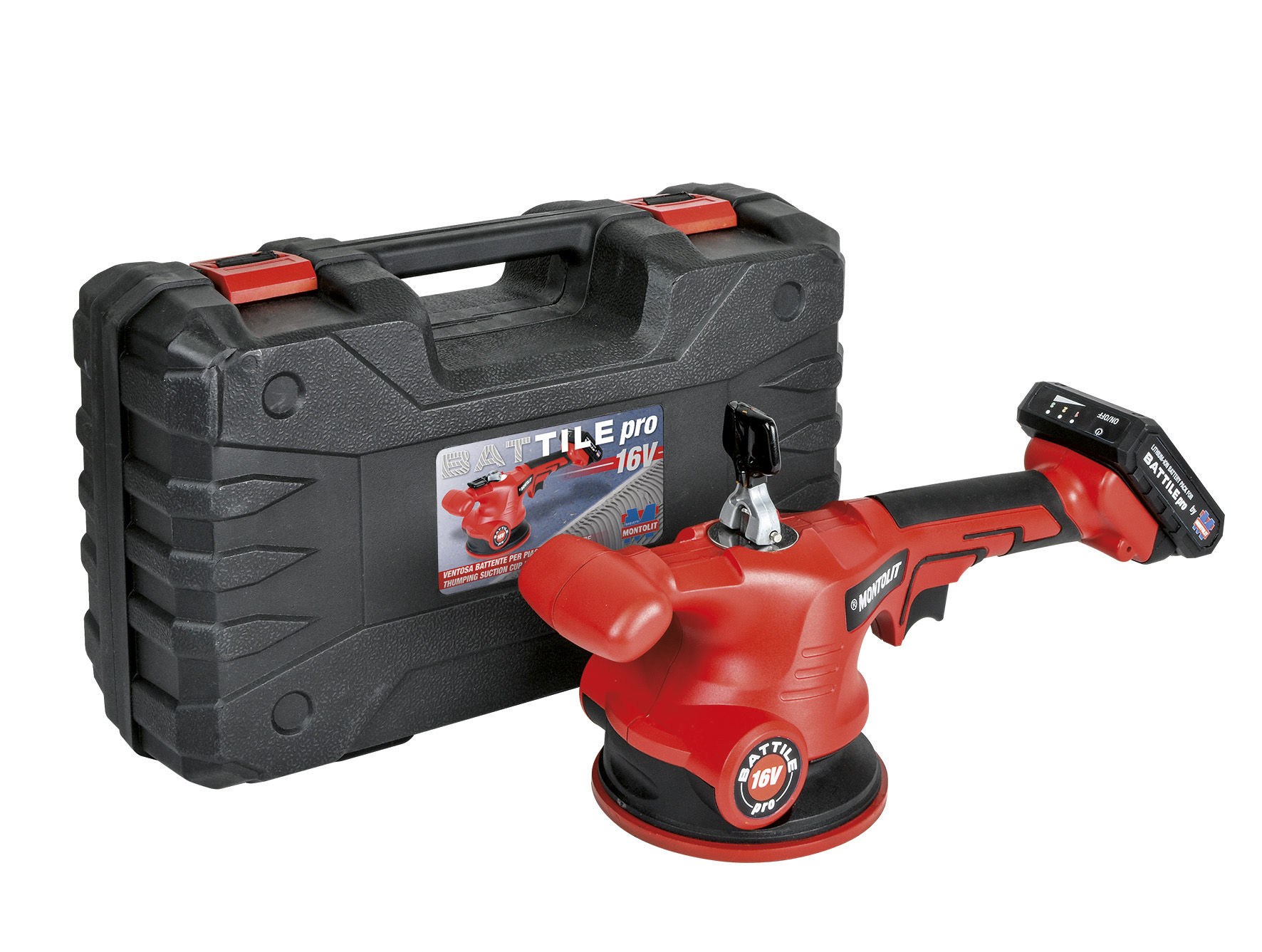 Montolit MONTBATT-P2 Montbatpro Battile Pro 2 tile vibrator vacuum system